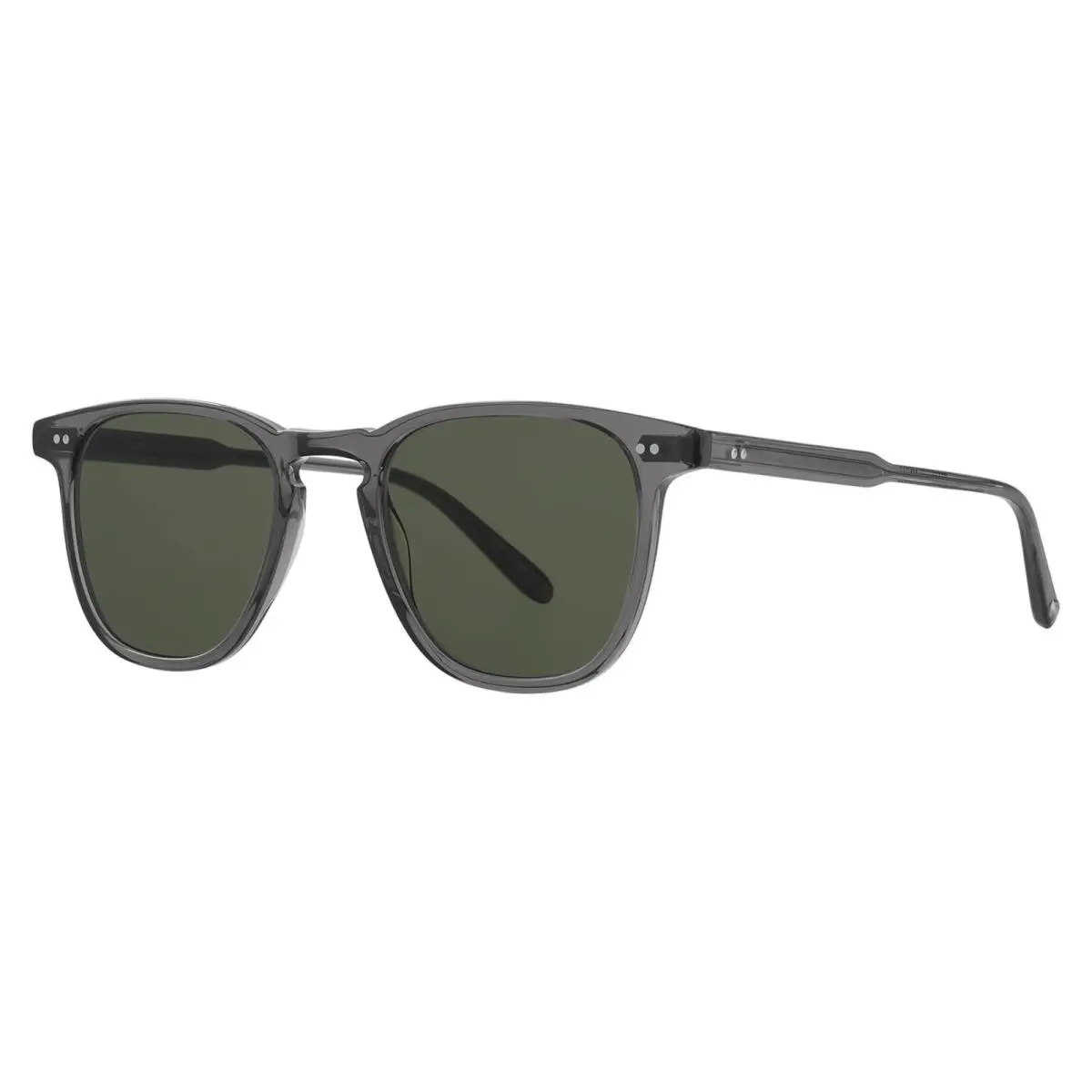 Garrett Leight Brooks Sun Grey Crystal/semi-flat Pure G15 GCR/SFPG15 Sunglasses