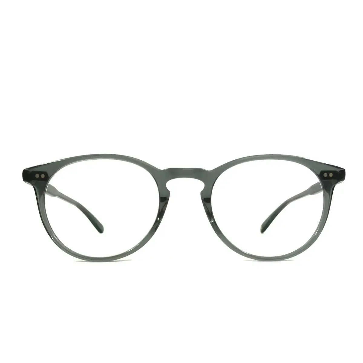 Garrett Leight Eyeglasses Frames Winward Sgy Sea Gray Round Full Rim 47-21-145