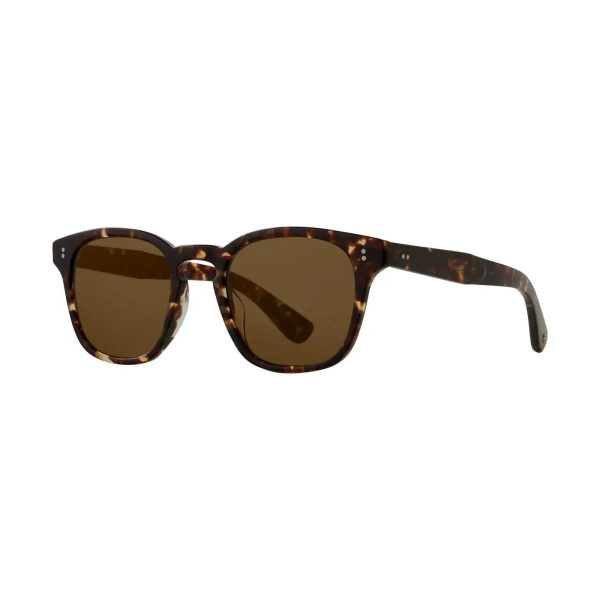 Garrett Leight Ace II Sun Agate Tortoise/semi-flat Pure Coffee Agt Sunglasses