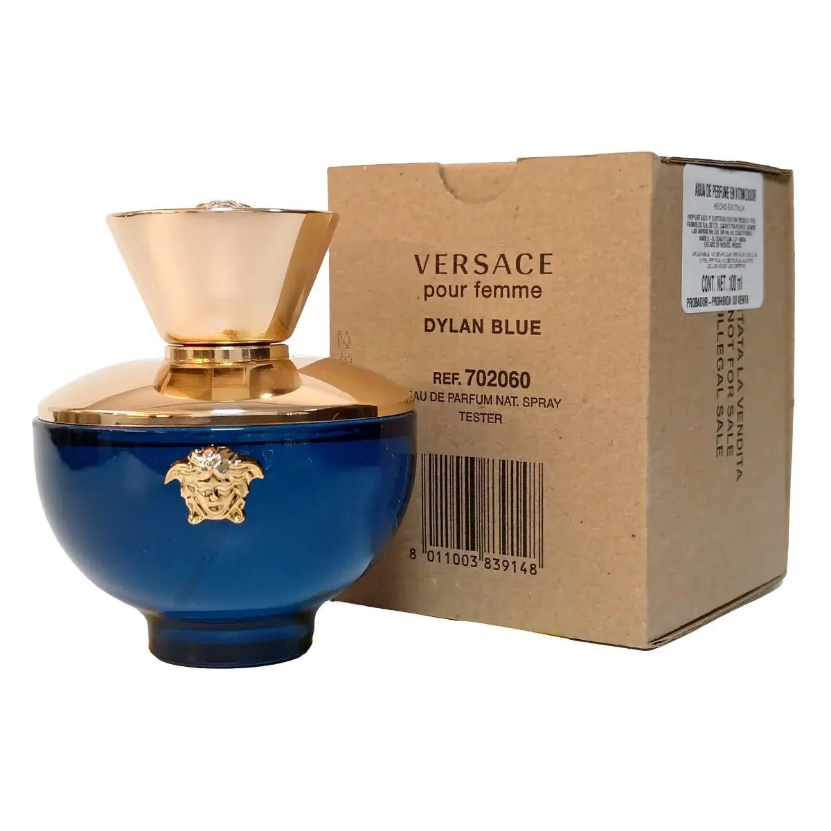 Dylan Blue For Women Eau De Parfum Spray 100ml/3.4oz Tester by Versace
