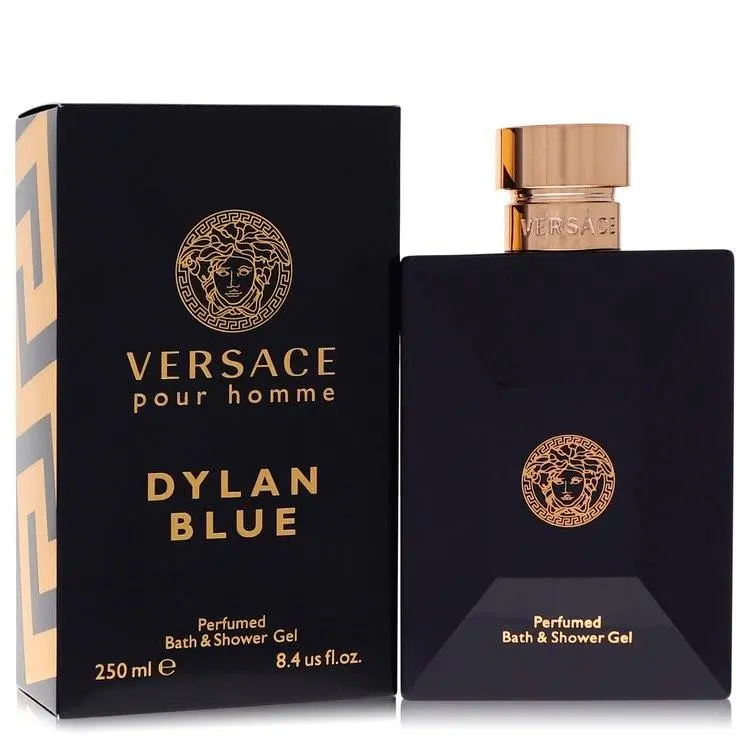 Pour Homme Dylan Blue Shower Gel 8.4 oz 250ml Body Wash For Men Scent by Versace
