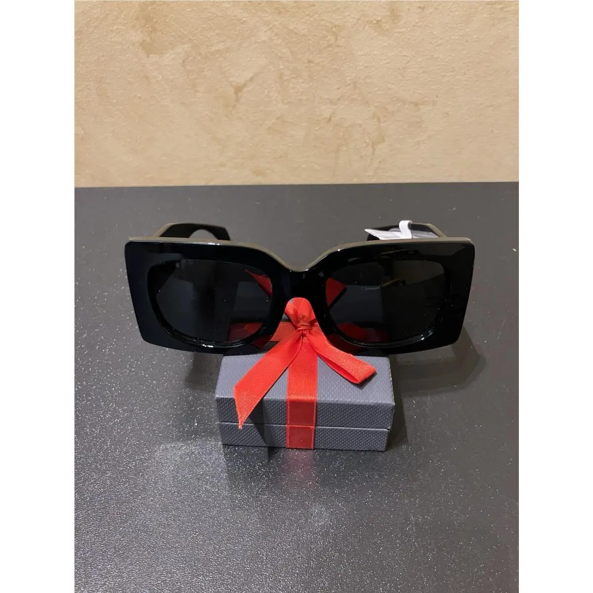 Versace VE4496U GB1 87 Black Grey Women`s 54 mm Sunglasses