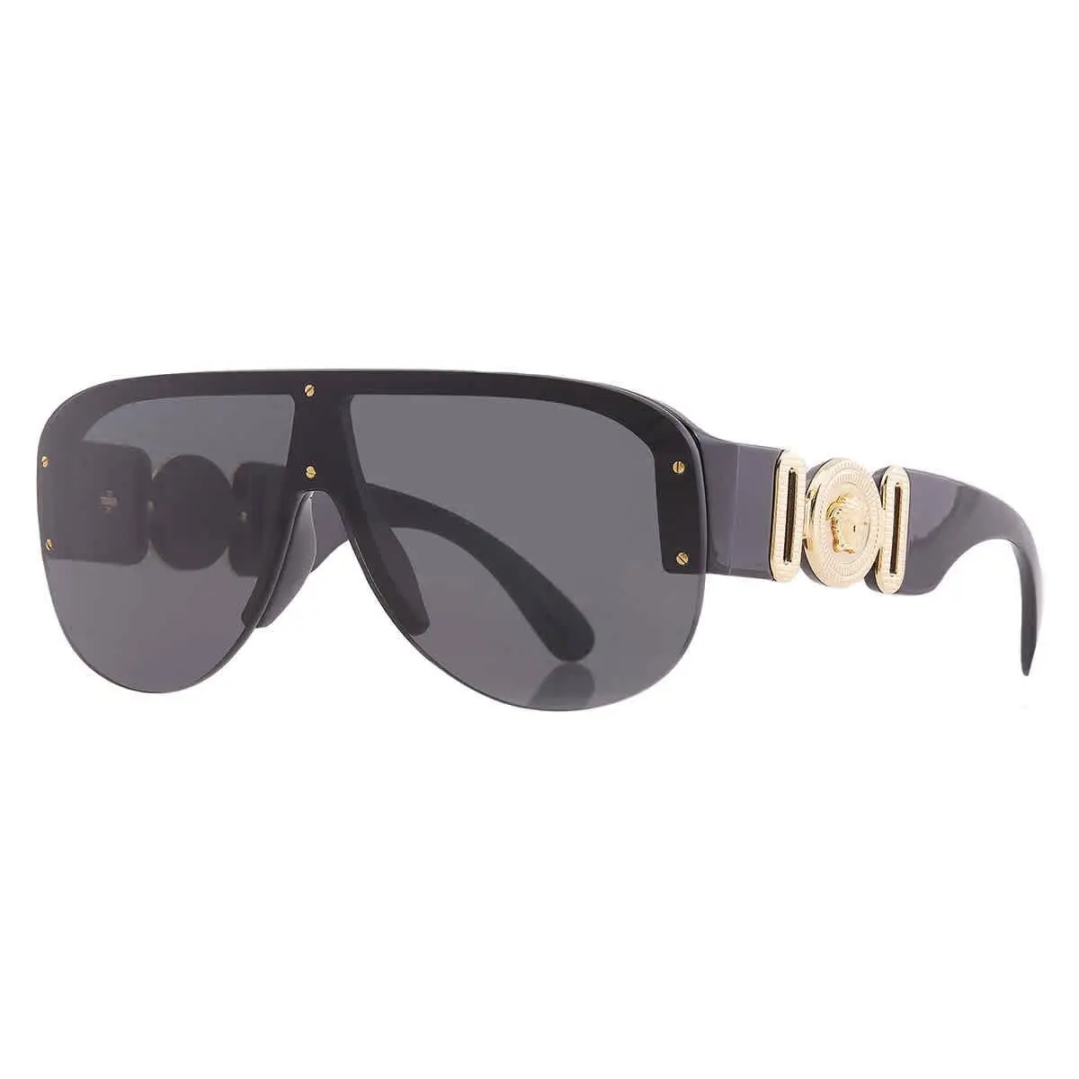 Dark Grey Shield Men`s Sunglasses VE4391 GB1/87 148 VE4391 GB1/87 148 by Versace
