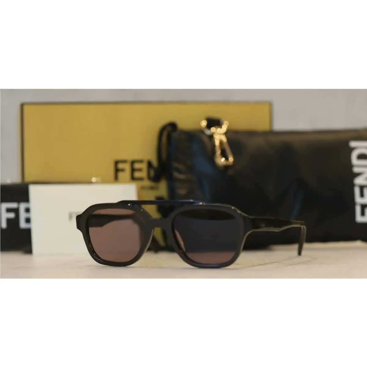 Fendi Men’s Brown Sunglasses