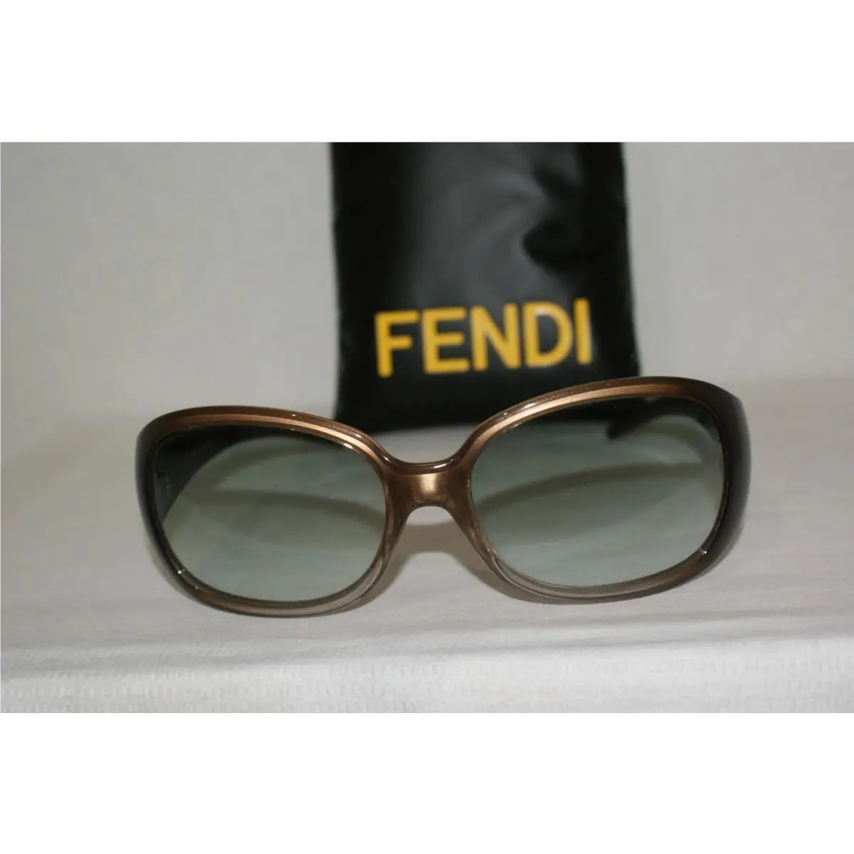 Fendi Sunglasses FS444 Light Brown 200 58-17 W Case