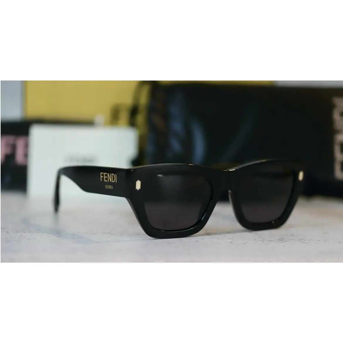 Fendi Black/smoke Women’s Sunglasses