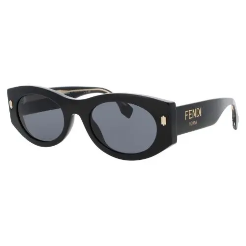 Fendi FE40125I 5201V Sunglasses Sun Glasses 01V Shiny 52mm