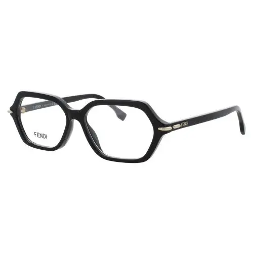 Fendi FE50125I 54001 Eyeglasses Eye Glasses 001 Shiny 54mm