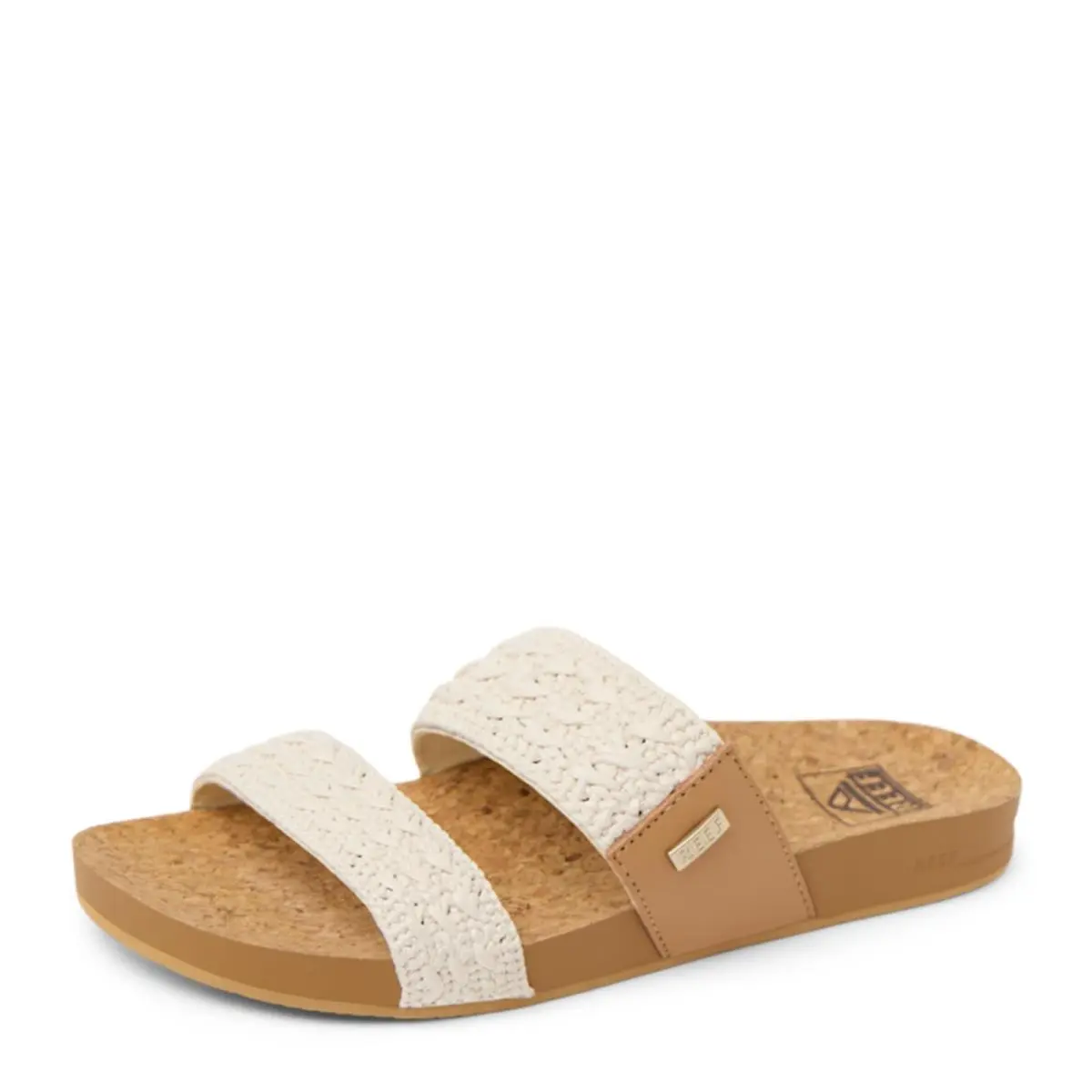 Women`s Reef Cushion Vista Slide CJ8647 Vintage Synthetic - Vintage