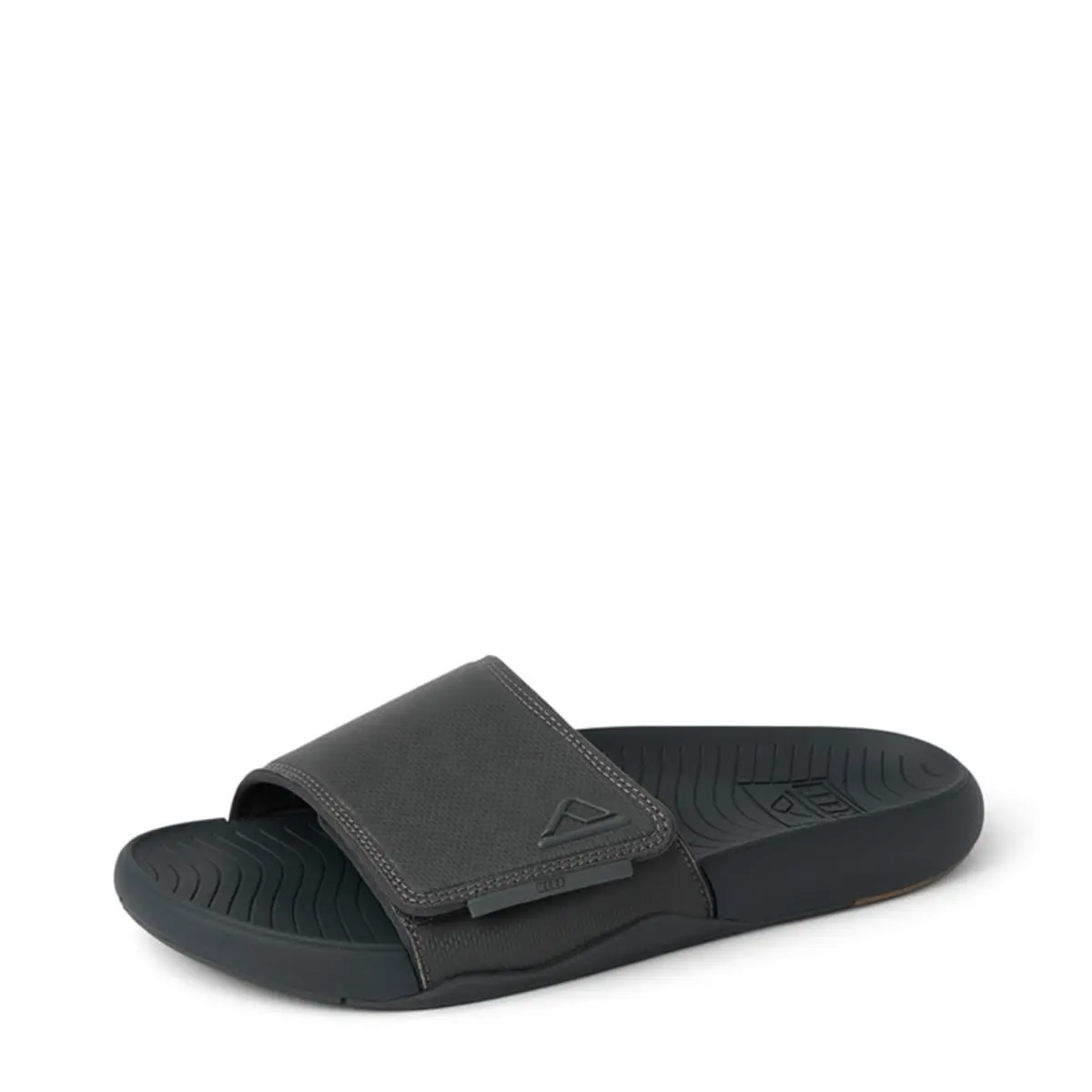 Men`s Reef Cushion Slab Sandal CJ8555 Black Synthetic
