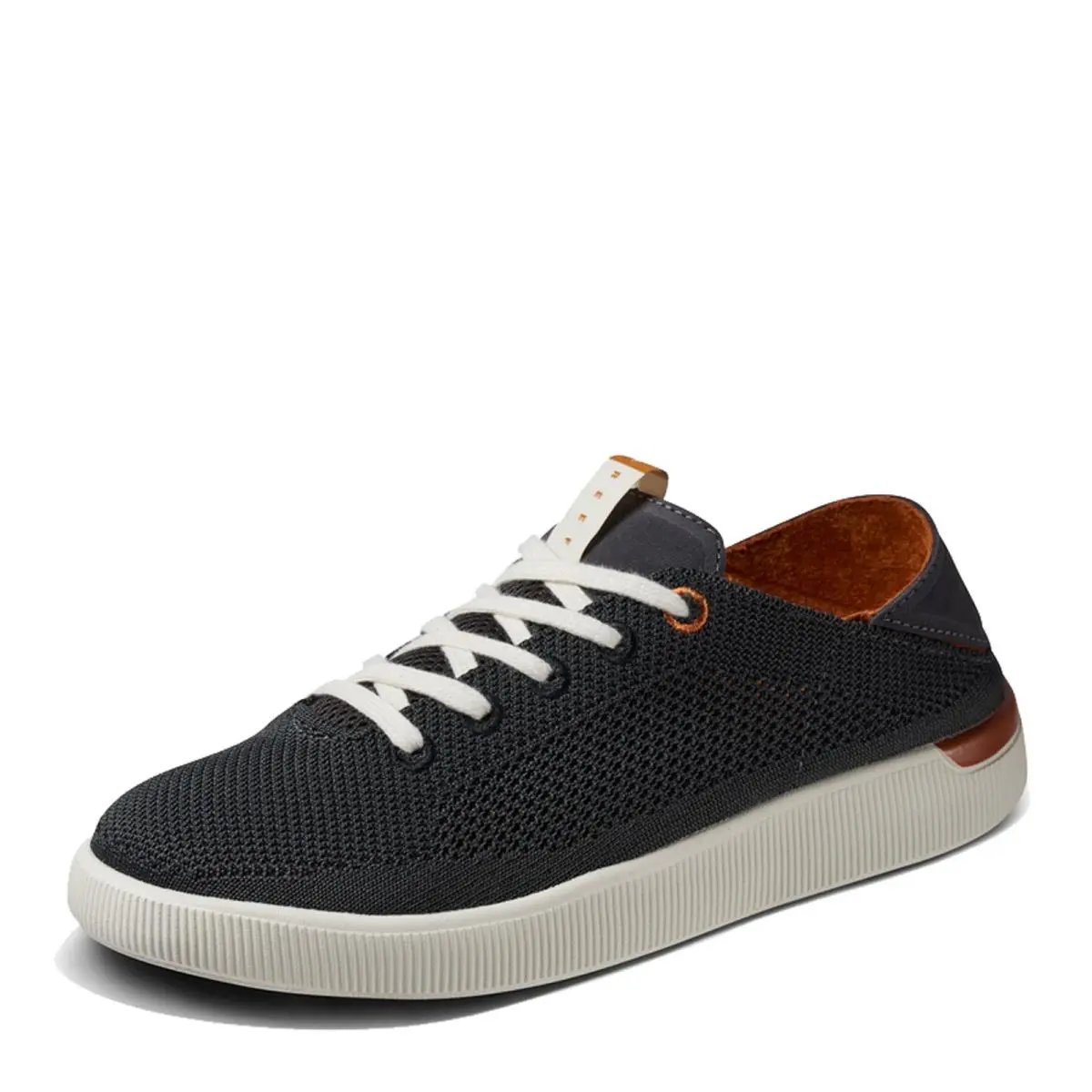 Women`s Reef Neptune Sneaker CJ5992 Charcoal Fabric-and-leather - Charcoal