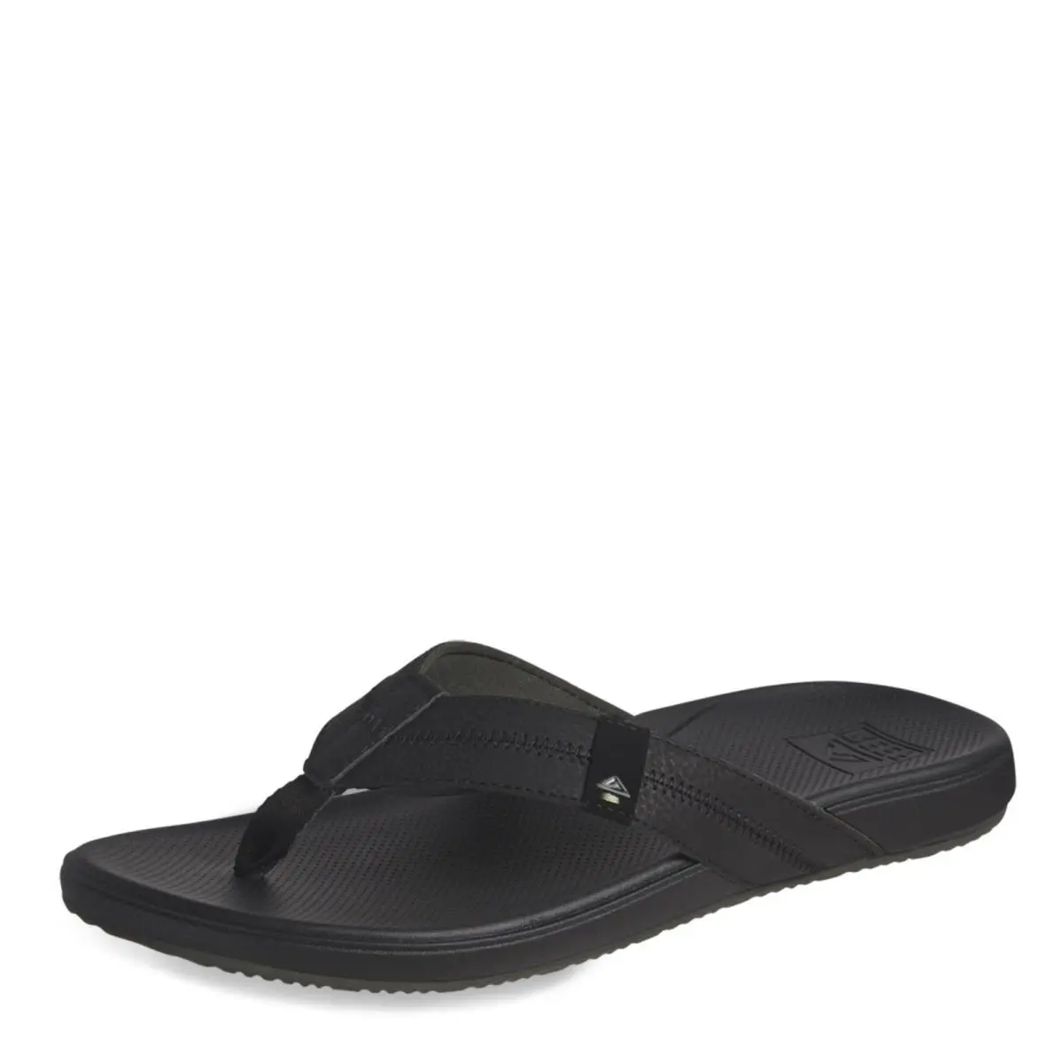 Men`s Reef Cushion Phantom 2.0 Sandal CJ4346 Black Synthetic - Black