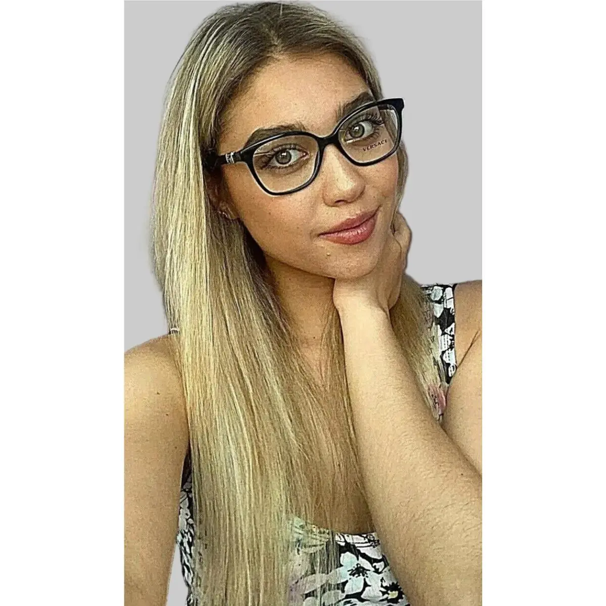 Versace Mod 3235-B 5076 Butterfly Green 52mm Women`s Eyeglasses Frame 52-16-140