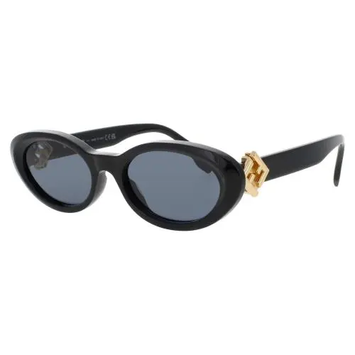 Fendi FE40140U 5301A Sunglasses Sun Glasses 01A Shiny 53mm