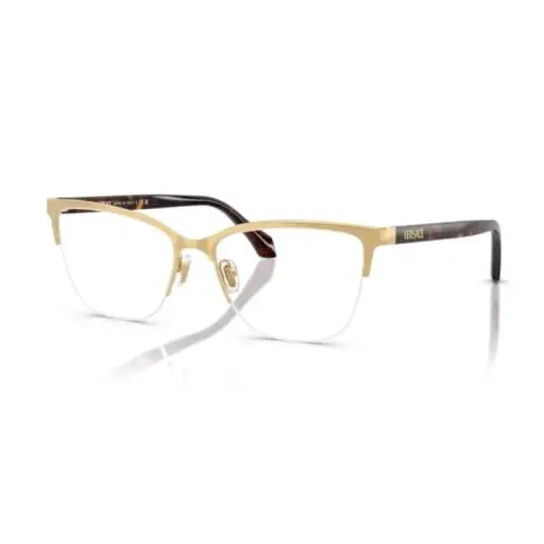 Versace VE1304 1460 Gold Havana Women`s 52 mm Eyeglasses Optical Frame