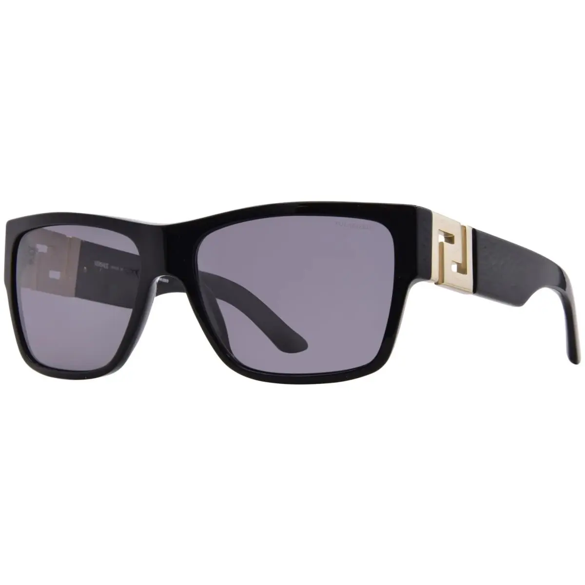 Versace VE4296 GB1/81 Sunglasses Black Frame Dark Grey Polarized 59mm Lens