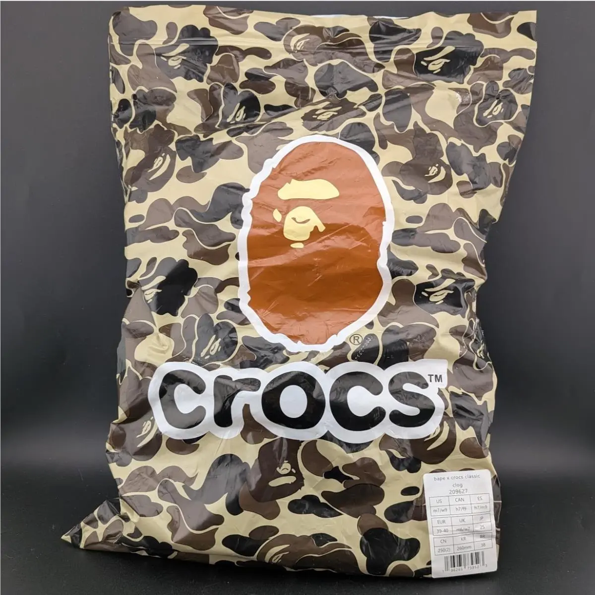 Crocs shoes - Bathing Ape Classic - Bathing Ape Classic - 209627 - Beige Multi 24