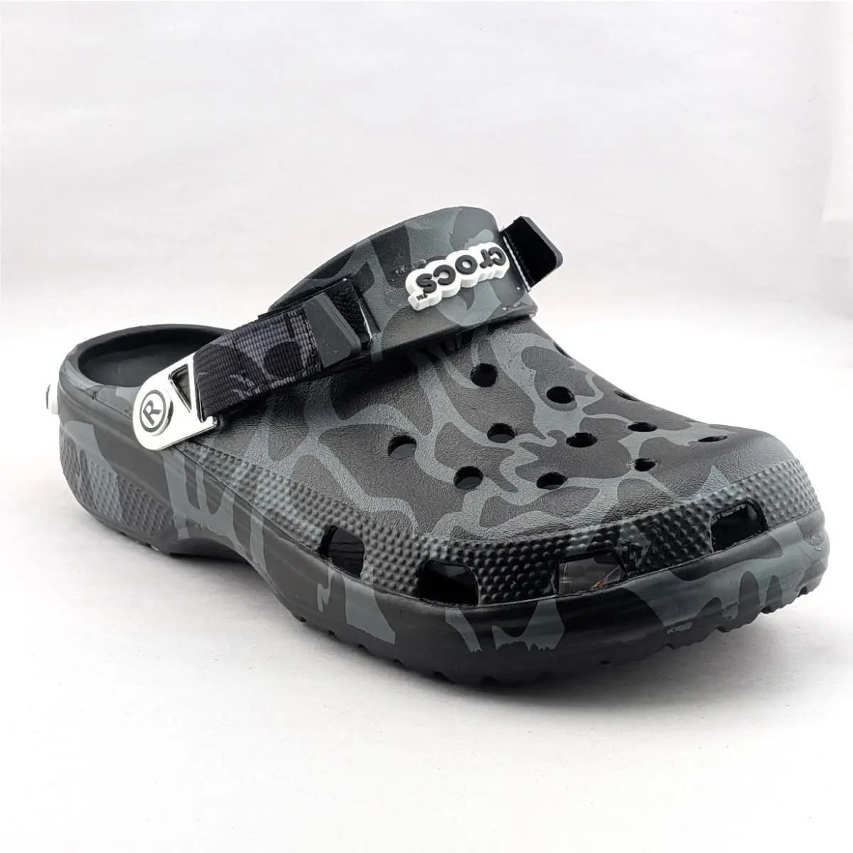 Bape x Crocs Classic Black Camo Adult Unisex Clogs Limited Edition Streetwear