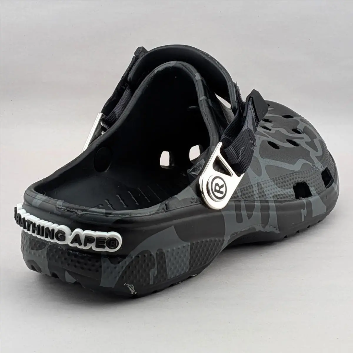 Crocs shoes - Bathing Ape Classic - Bathing Ape Classic - 10001-100 - Black / Grey Camo 17