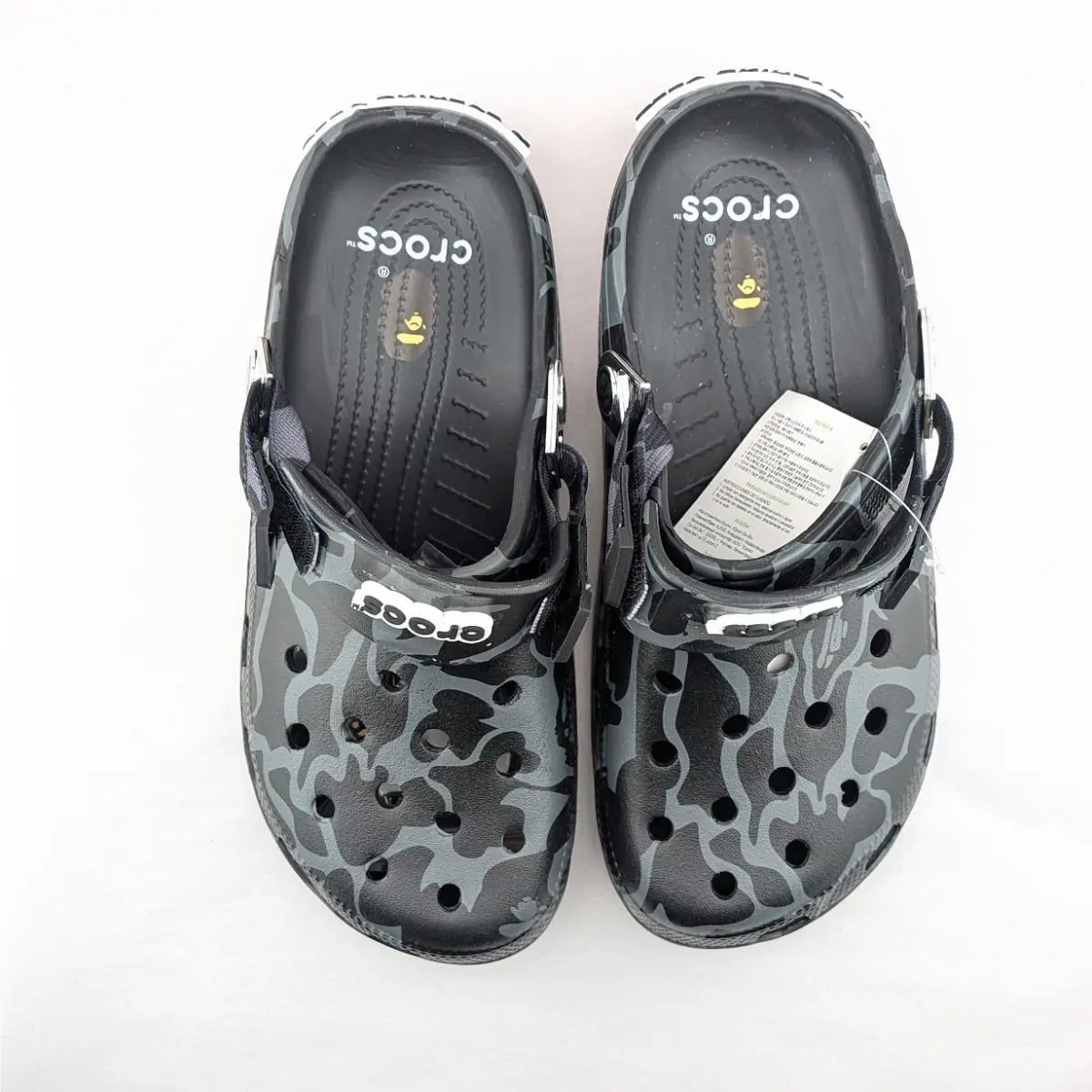 Crocs shoes - Bathing Ape Classic - Bathing Ape Classic - 10001-100 - Black / Grey Camo 28
