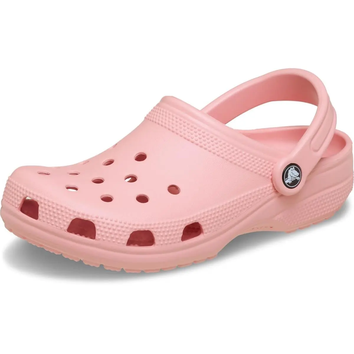 Crocs Classic 10001-78U Clogs Women Powder Pink Perforated Comfort Shoes JAX2150