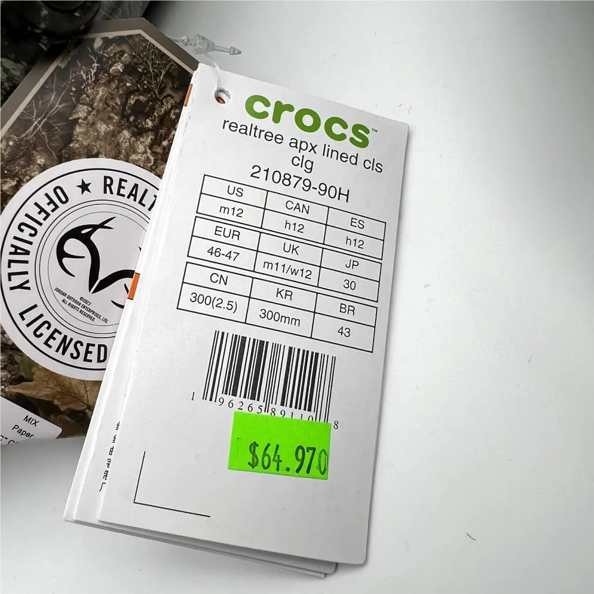 Crocs shoes - CROCS RealTree APX - RealTree APX - Multicolor 11