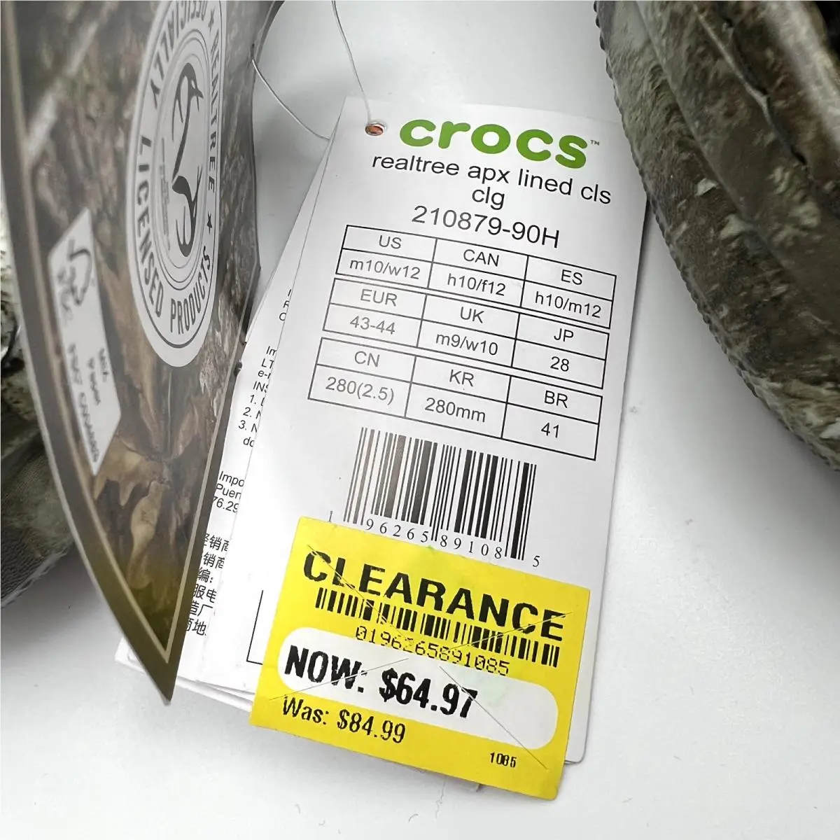 Crocs shoes - CROCS RealTree APX - RealTree APX - Multicolor 20
