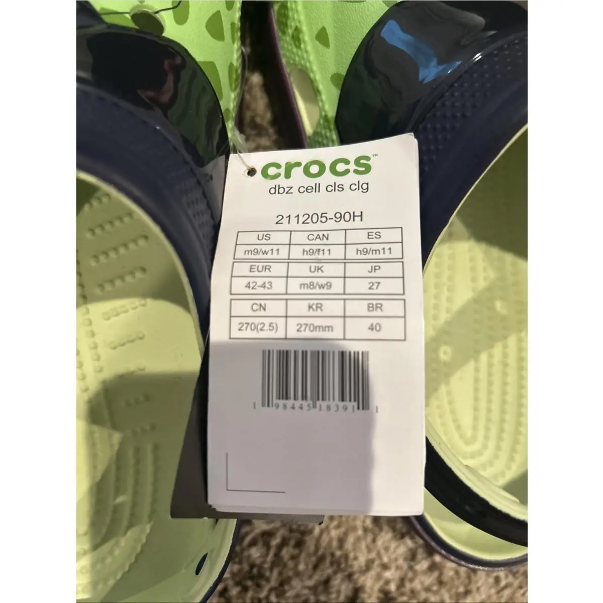 Crocs shoes - 211205-90H - 211205-90H - Green 1