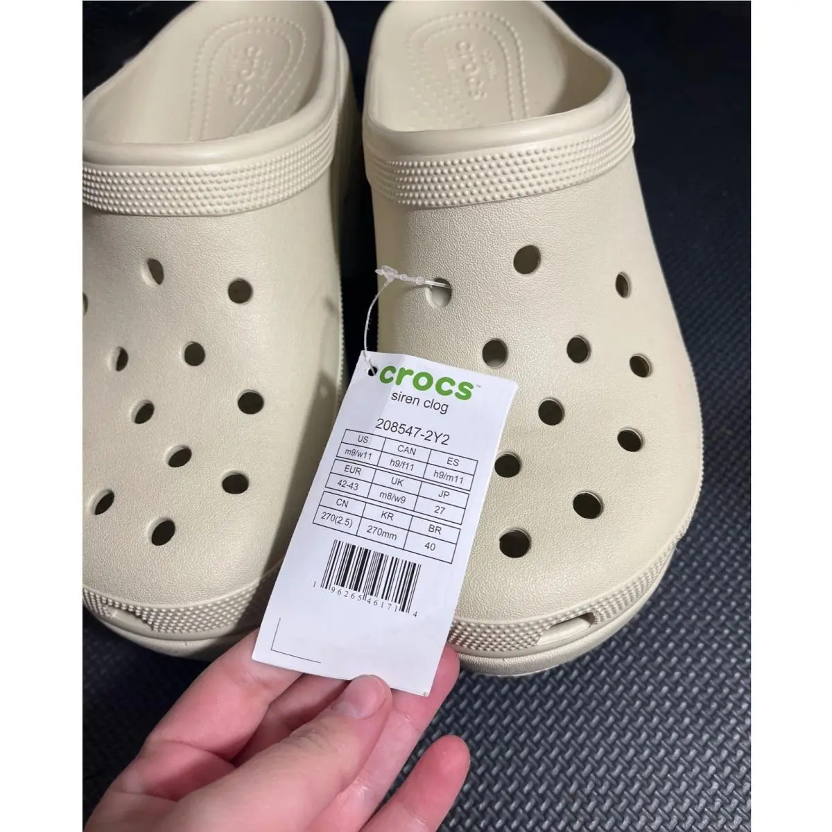 Crocs shoes - Siren Clog - Siren Clog - Ivory 1