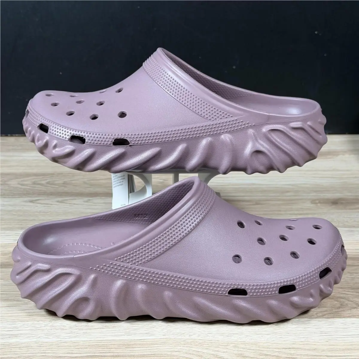 Crocs Salehe Bembury Saru Clog Mens 12 Mauve Mist Casual Athleisure 210141-5BM