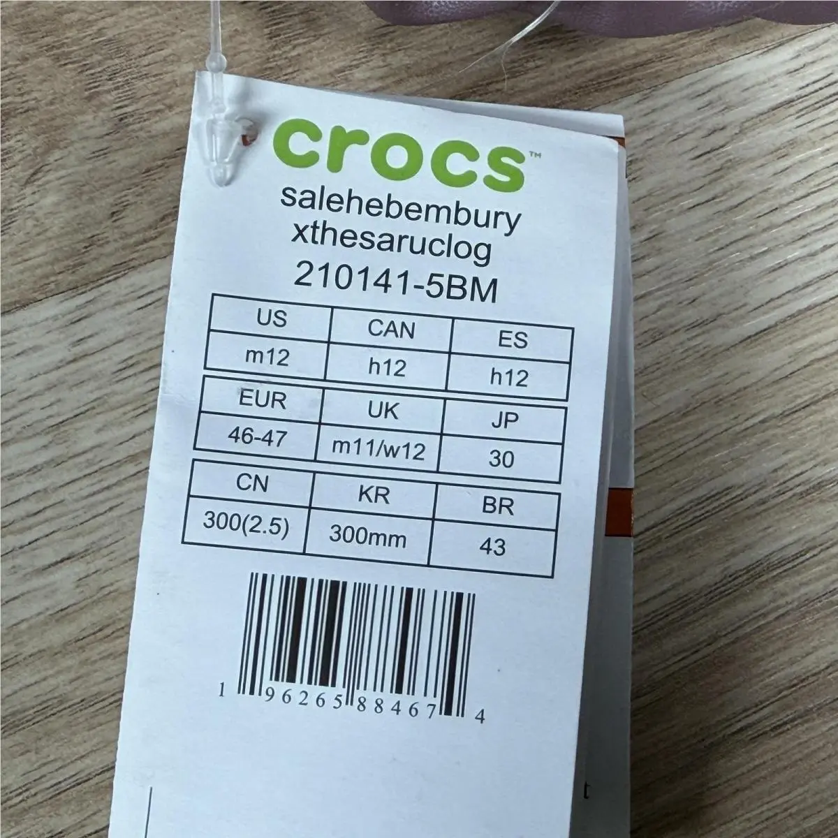 Crocs shoes - Salehe Bembury The Saru Clog - Purple 5