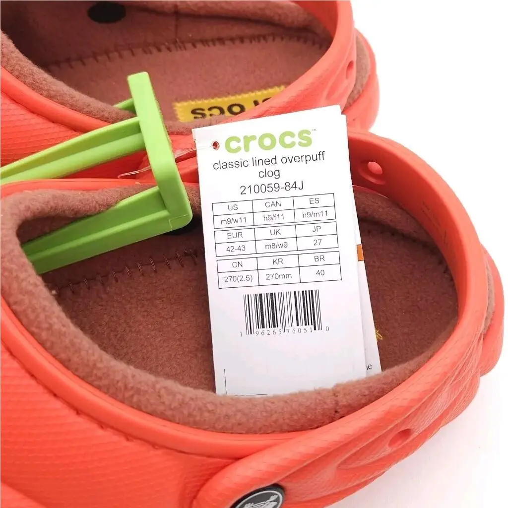 Crocs shoes - Orange (UPC: 196265760510) 0