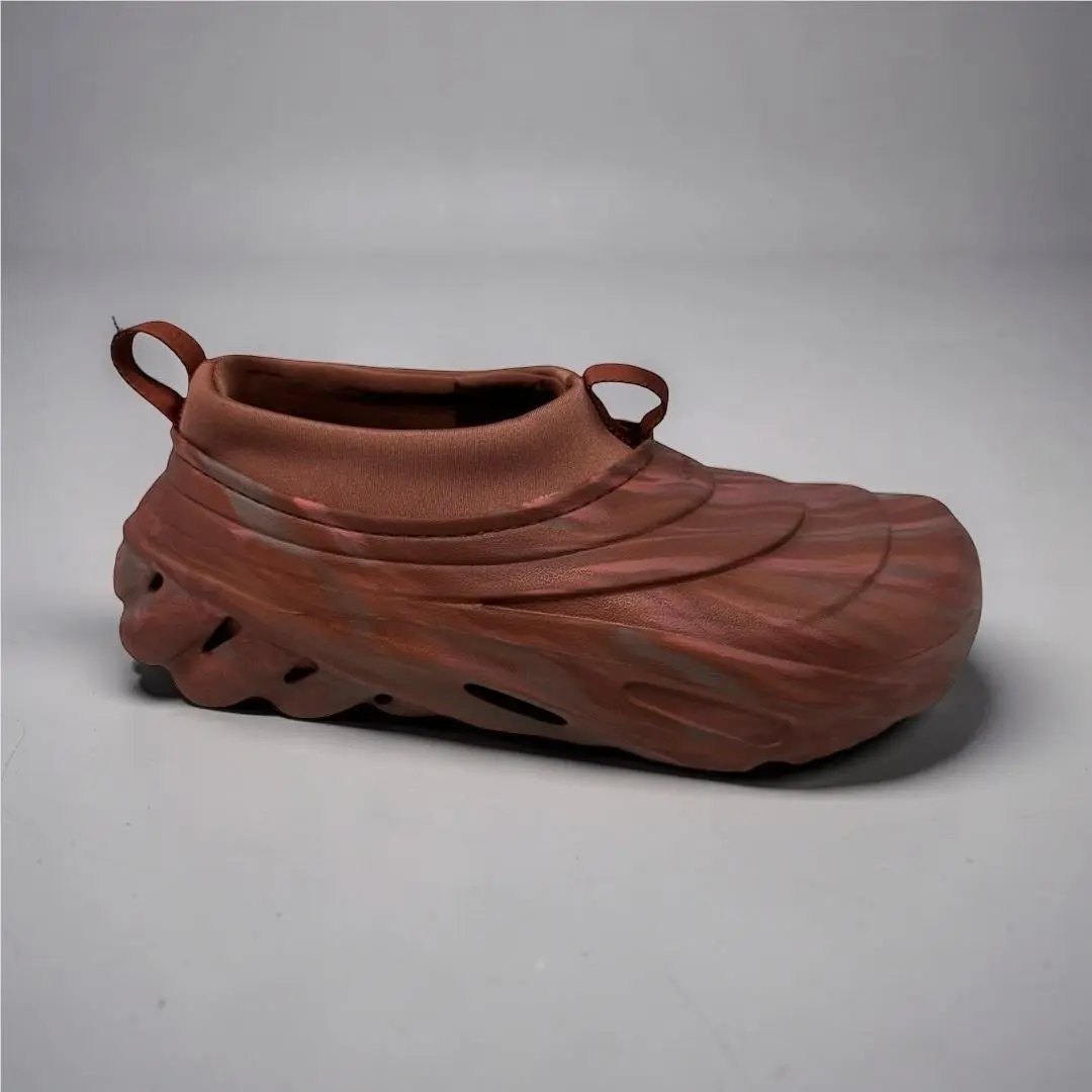 Crocs Echo Storm Marble Slip On Clog Sneaker Rust Men`s Size 13 210759-862