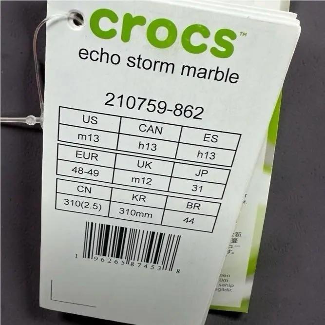Crocs shoes - Echo Storm Marble - Echo Storm Marble - Brown 12