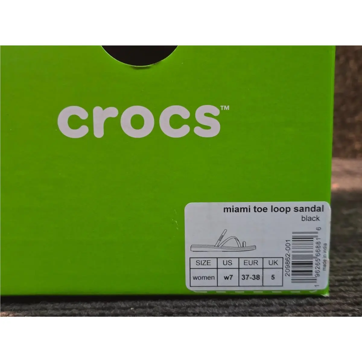 Crocs shoes - CROCS Miami - Miami - 209862-001 - Black (UPC: 196265668816) 5