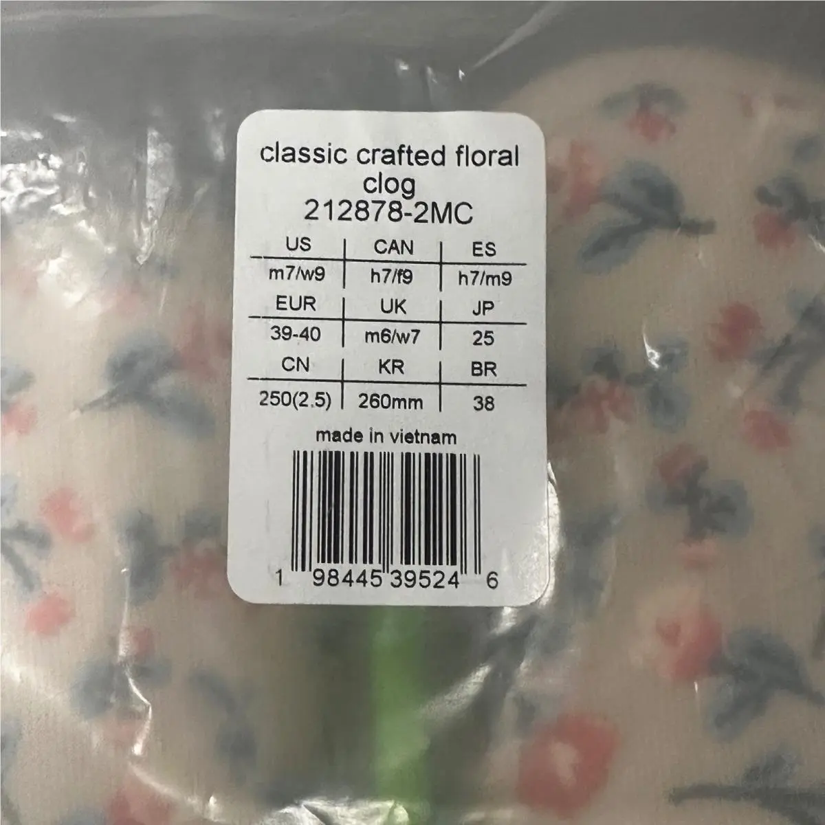 Crocs shoes - Classic Crafted Floral Clog - Classic Crafted Floral Clog - Multicolor 6