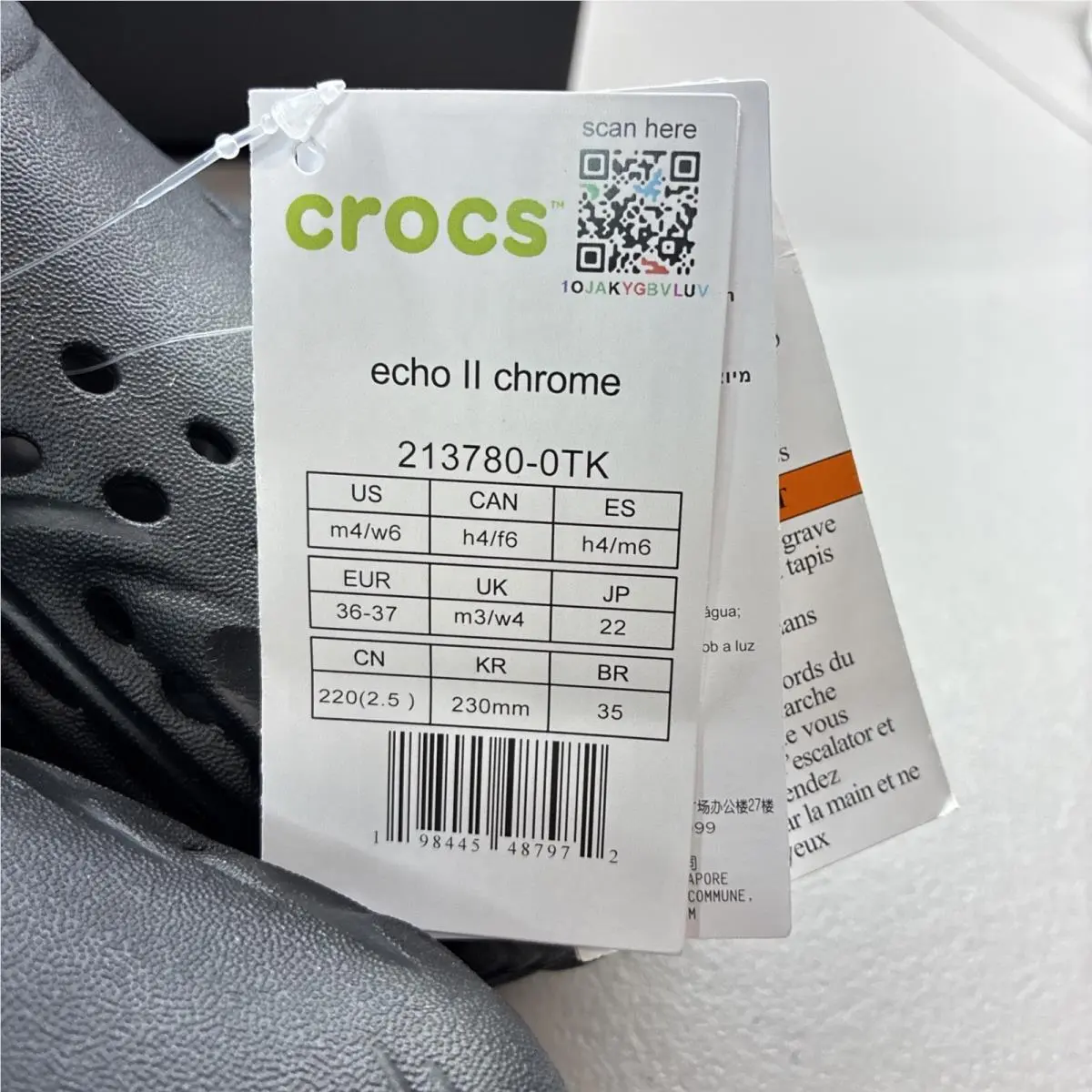 Crocs shoes - Echo II - Echo - Silver 3