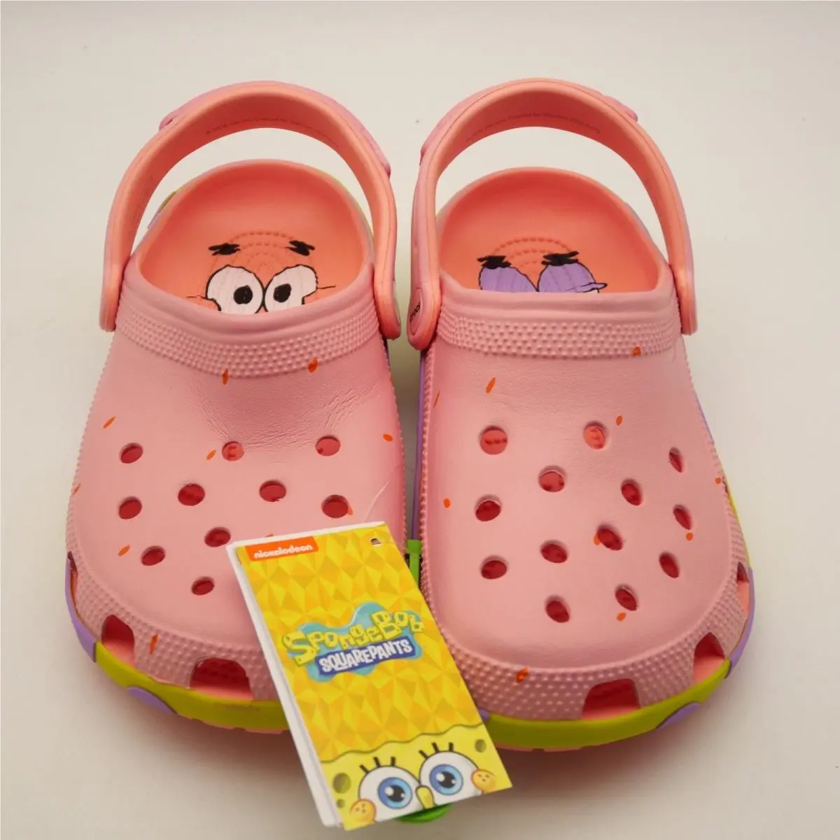 Crocs x Spongebob Squarepants Patrick Classic Clogs Shoes Women`s 7 Men`s 5