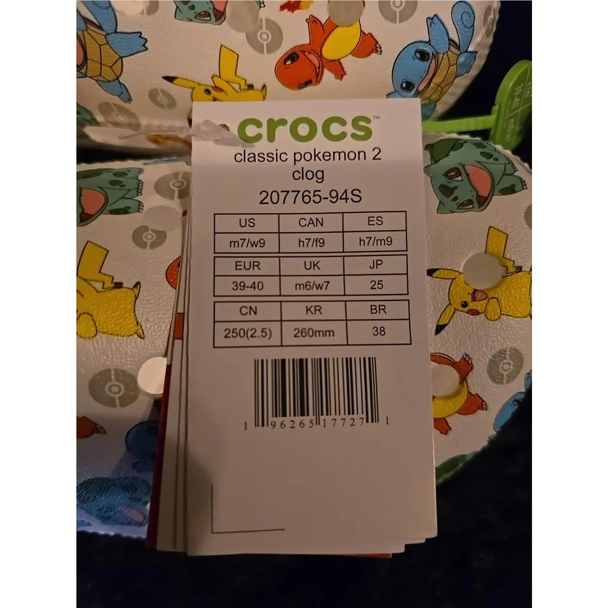 Crocs shoes - Pikachu/Squirtle/Charmander - Multicolor 5