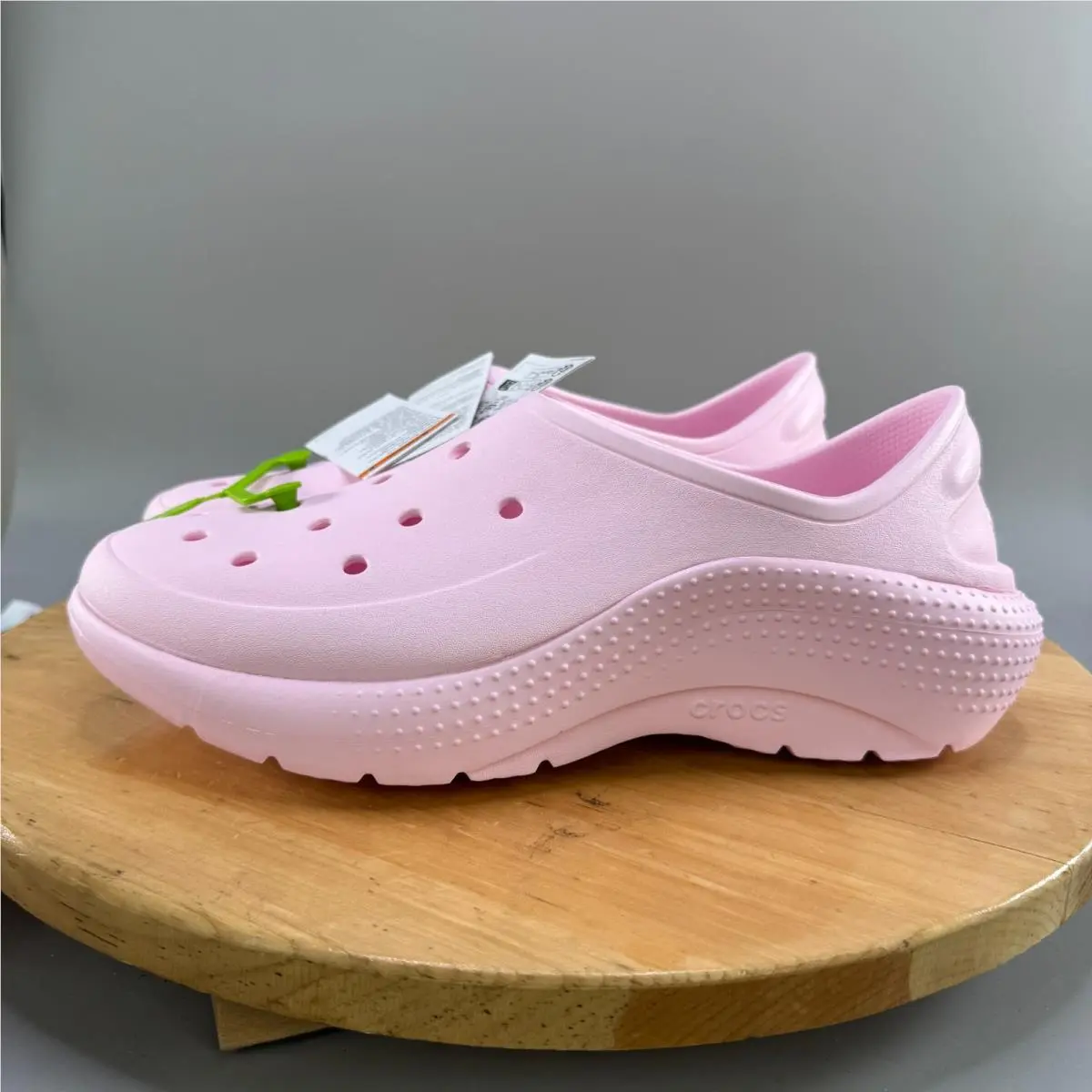 Crocs shoes - Crocs Classic Sneaker Shoe - Classic Sneaker Shoe - 210080-6ZQ - Pink (UPC: 196265886821) 1