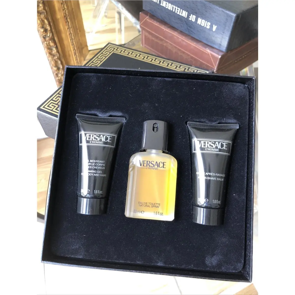 Vintage Gianna Versace L’homme Perfume Lotion Body Wash Set