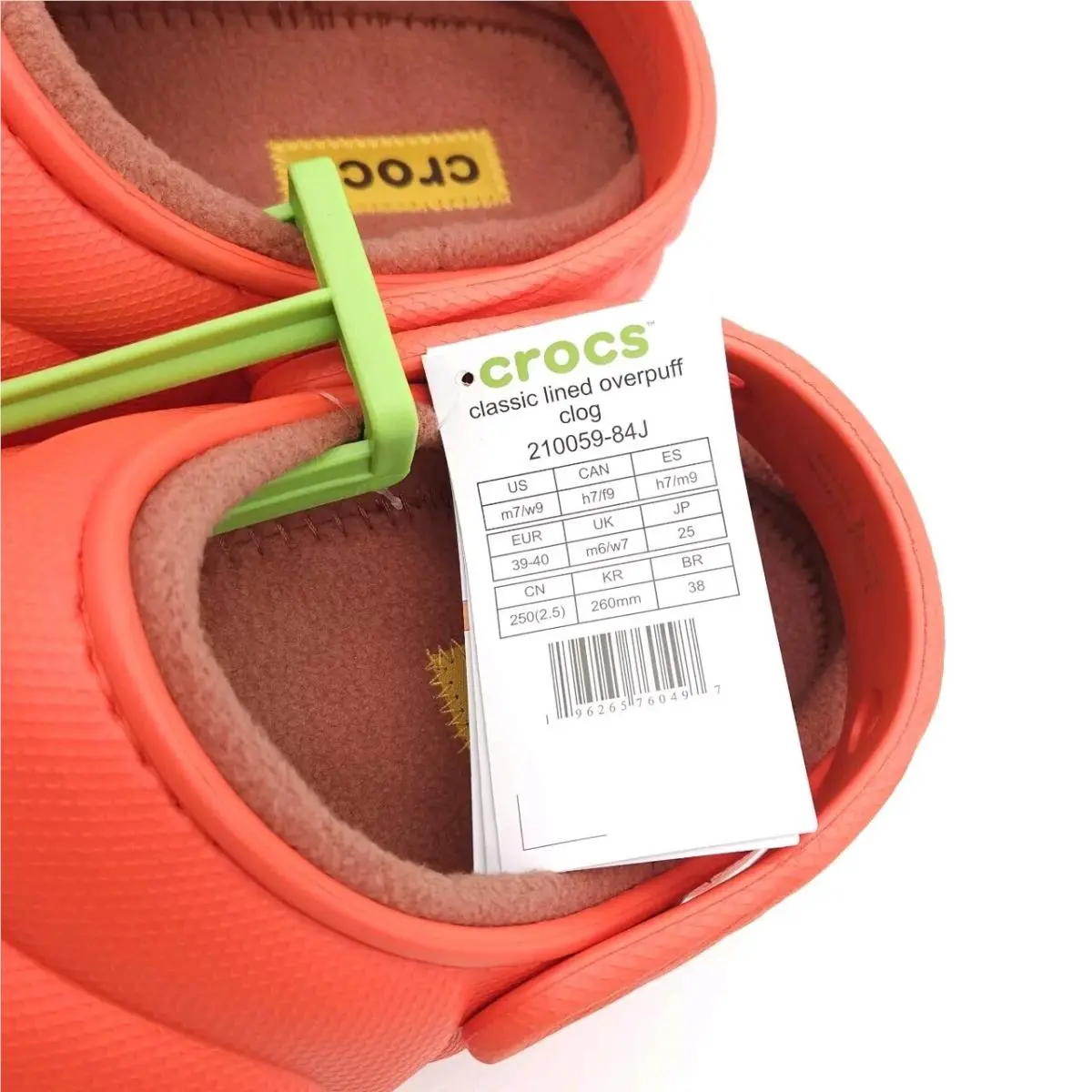 Crocs shoes - Orange (UPC: 196265760497) 1