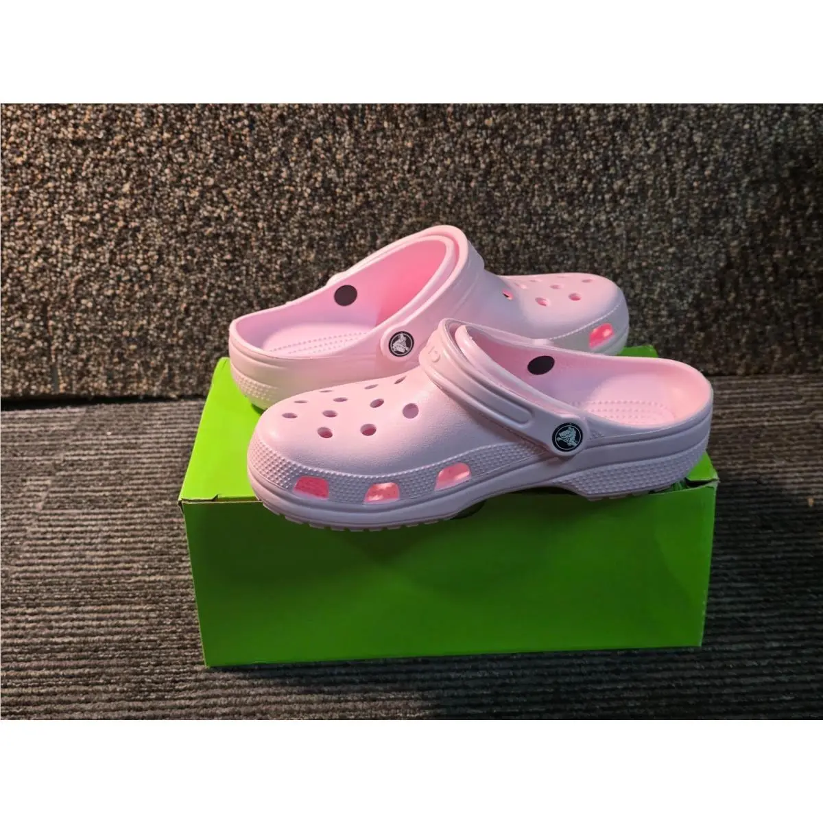 Crocs 10001-6ZW Classic Unisex-adult Clog - Pink Milk Men US6/ Women US8
