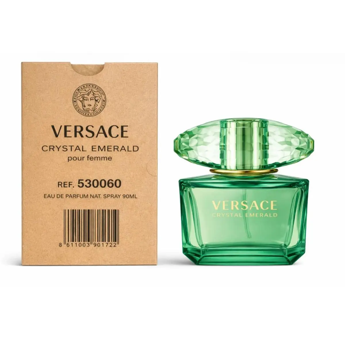 Versace Crystal Emerald Women 3.0 Oz Eau De Parfum Spray Brown Box