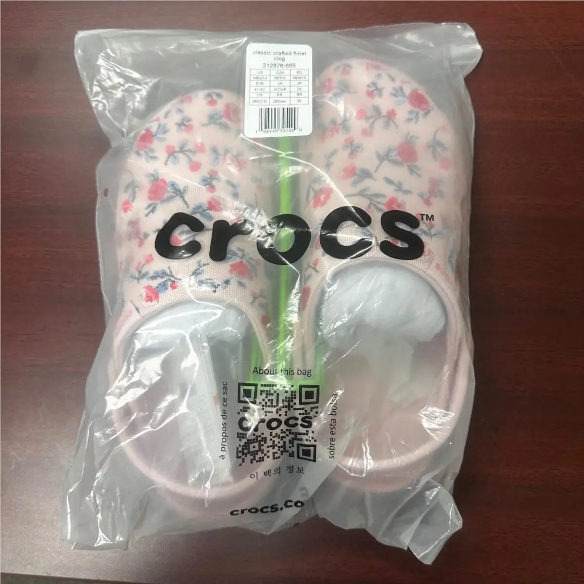 Crocs shoes - Classic Crafted Floral Clog - Classic Crafted Floral Clog - Pink 2
