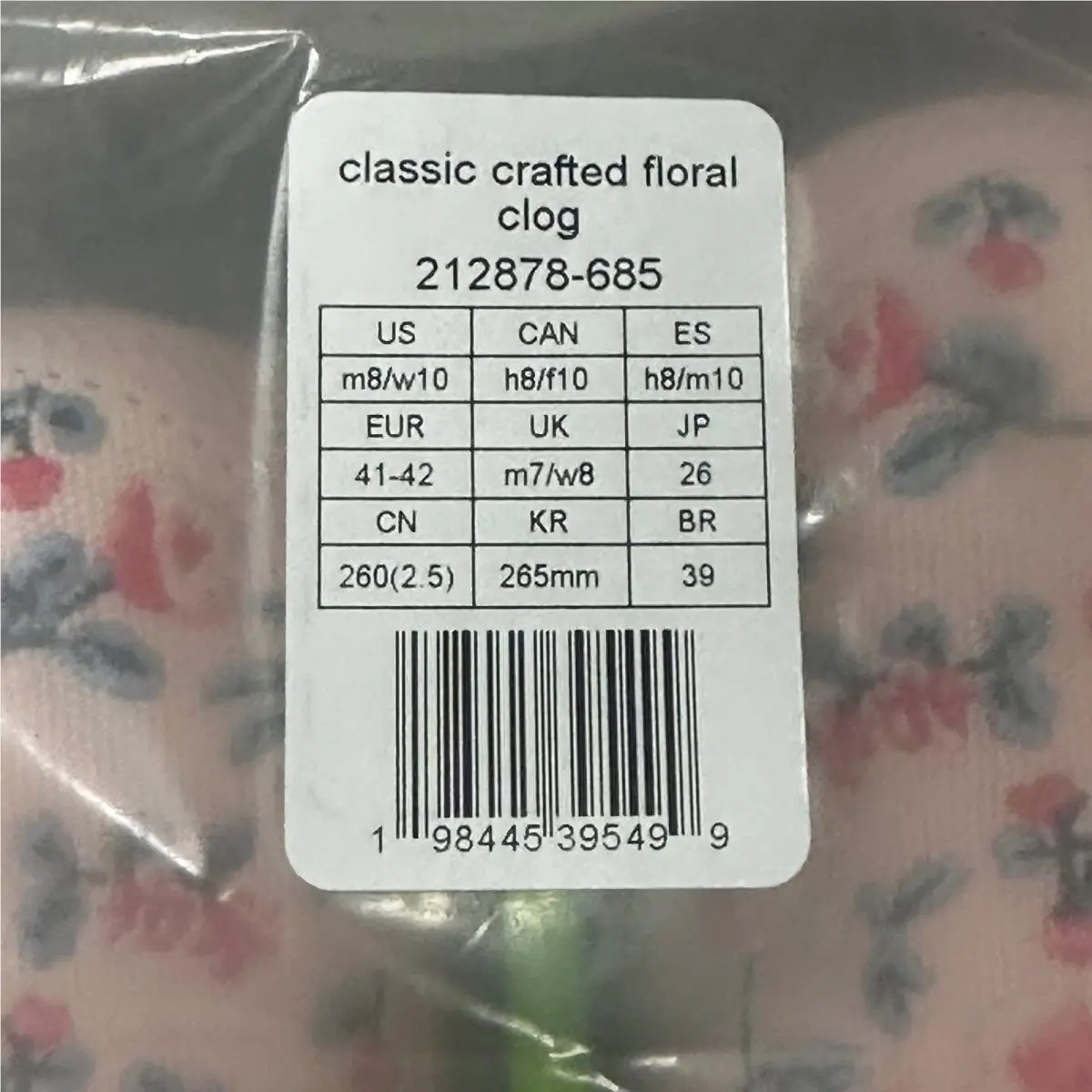 Crocs shoes - Classic Crafted Floral Clog - Classic Crafted Floral Clog - Pink 3