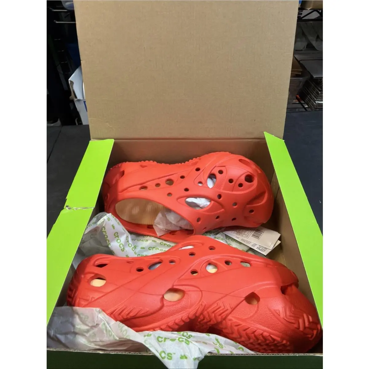 Crocs shoes - Crocs 211141-7AH - Orange (UPC: 196265899159) 1
