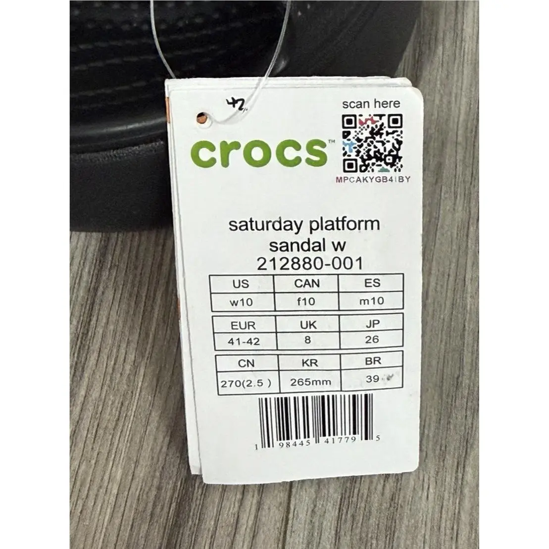 Crocs shoes - Mega Crush Platform Sandal - Mega Crush Platform Sandal - Black 7