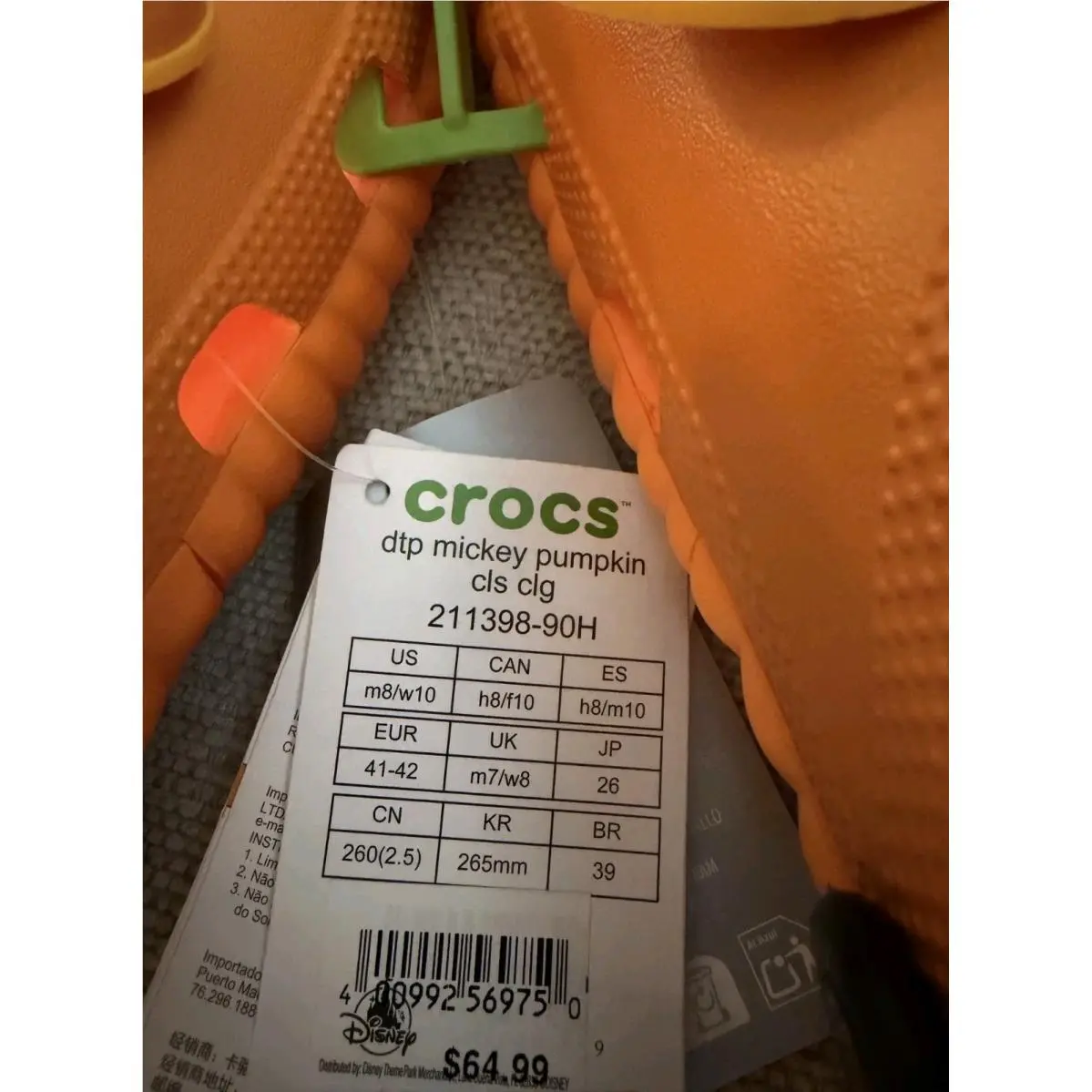 Crocs shoes - Disney Parks - Disney Parks - Orange 2