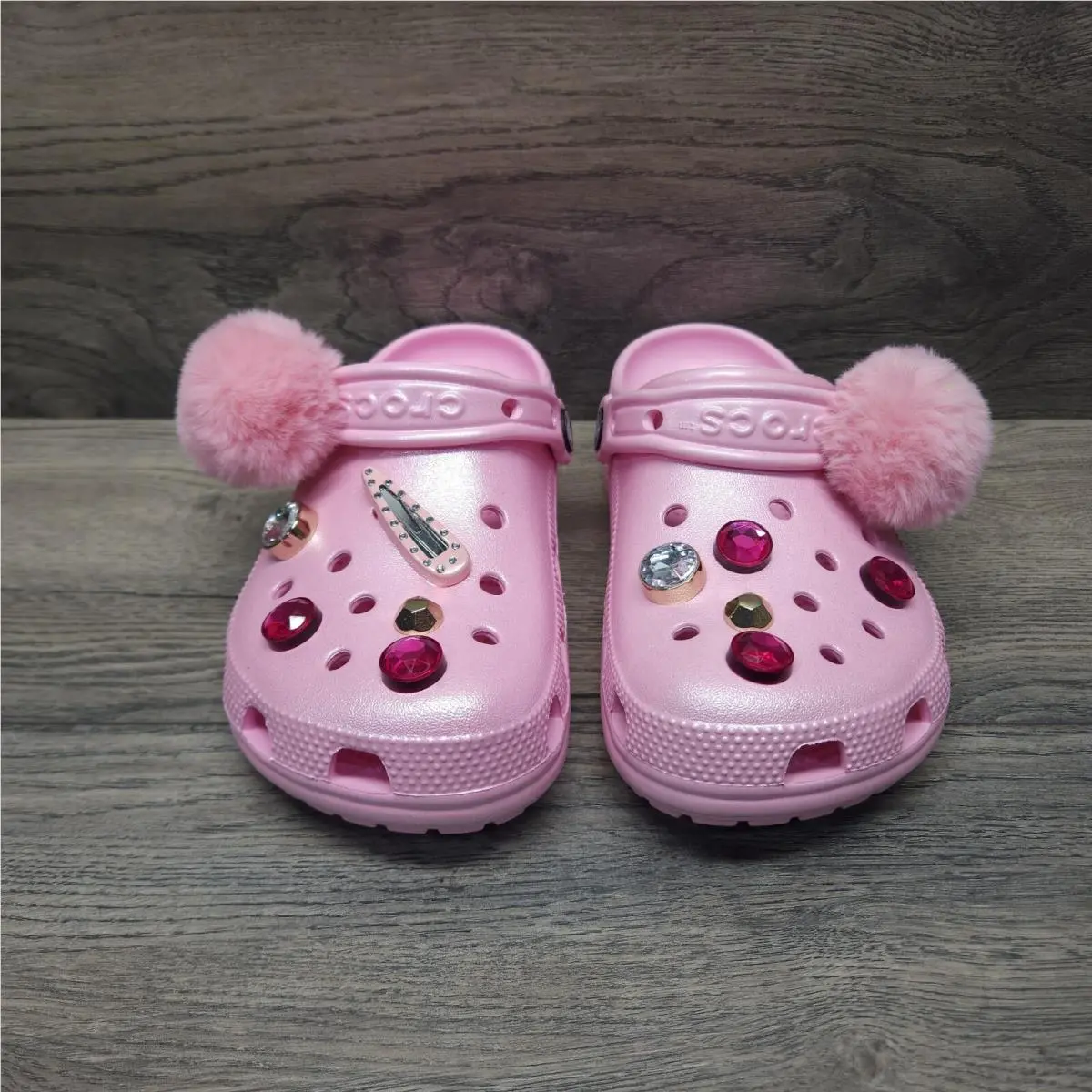 Crocs shoes - Crocs Classic Glitzy - Classic Glitzy - Pink, Exterior: Pink 1